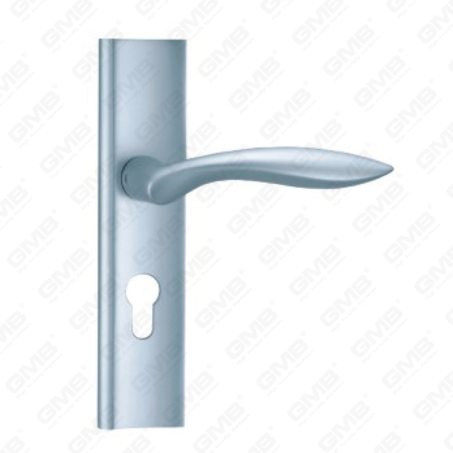 Manico della porta in alluminio ossigenato sulla maniglia della porta della piastra (G474-G77)