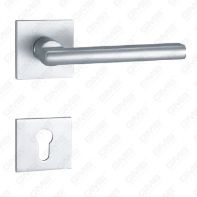 Manico della porta in alluminio ossigenato sulla maniglia della porta della piastra (GF513-G25)