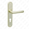 Maniglia per porta in alluminio ossigenato su maniglia per porta piastra piastra (218)