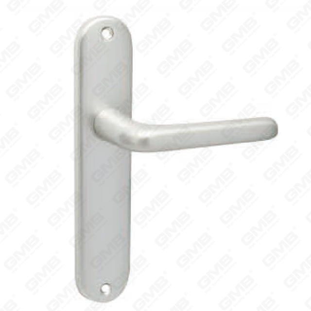 Maniglia per porta in alluminio ossigenato su piastra maniglia per porta (8803)