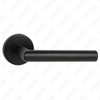 Design in stile moderno di colore nero di alta qualità #304 manico per porte in acciaio inossidabile rotondo manico a leva di rosa (GB03-103)