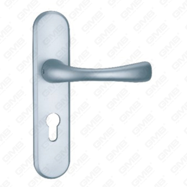 Manico della porta in alluminio ossigenato sulla maniglia della porta della piastra (G462-G86)