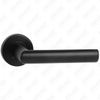 Design in stile moderno di colore nero di alta qualità #304 manico per porte in acciaio inossidabile rotondo manico a leva di rosa (GB03-106)