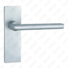 Manico della porta in alluminio ossigenato sulla maniglia della porta della piastra (G8301-G25-PS)