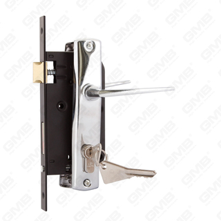 Set serratura ad alta sicurezza con foro cilindro scrocco Set serratura Maniglia serratura cassa serratura (108)