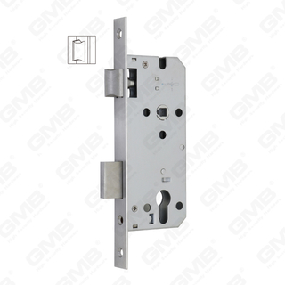 Corpo serratura con foro cilindro per porta da infilare in acciaio inossidabile ad alta sicurezza per porte in legno o acciaio (serie 85Z)