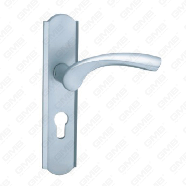 Manico della porta in alluminio ossigenato sulla maniglia della porta della piastra (G463-G76)