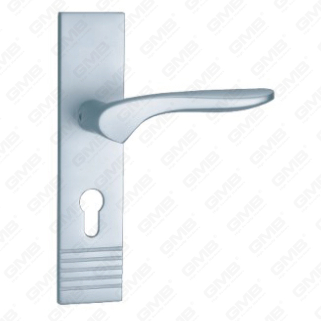 Manico della porta in alluminio ossigenato sulla maniglia della porta della piastra (G473-G89)