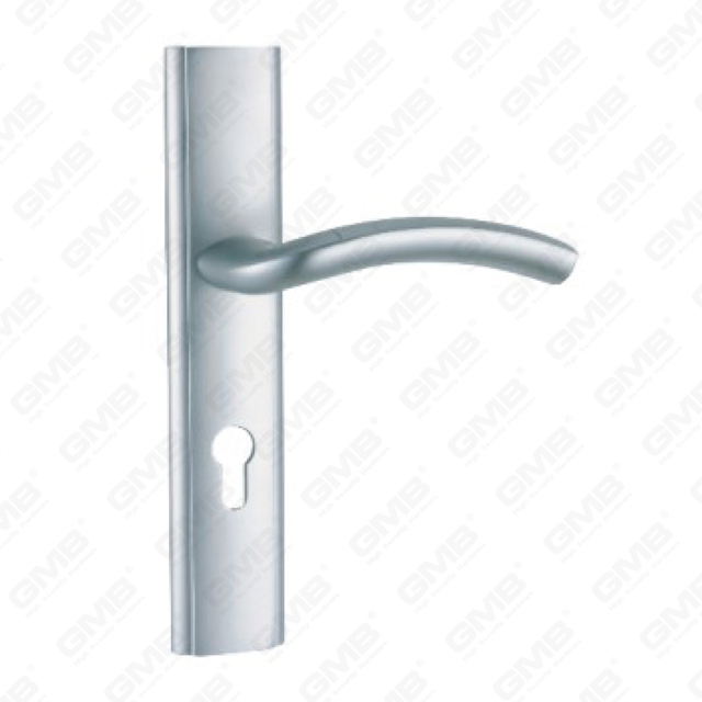 Manico della porta in alluminio ossigenato sulla maniglia della porta della piastra (G504-G79)