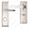 Maniglie in ottone Maniglia per porta in legno Maniglia per porta su piastra per serratura da infilare (B-PM115.94-SC)
