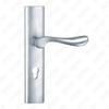 Manico della porta in alluminio ossigenato sulla maniglia della porta della piastra (G504-G67)